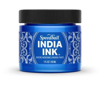 Tusz do kaligrafii India Ink - Speedball - Sapphire 29 ml