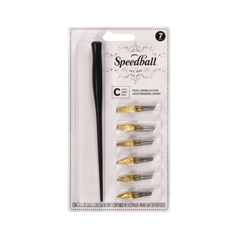 C-Series Calligraphy pen set - Speedball - 7 pcs