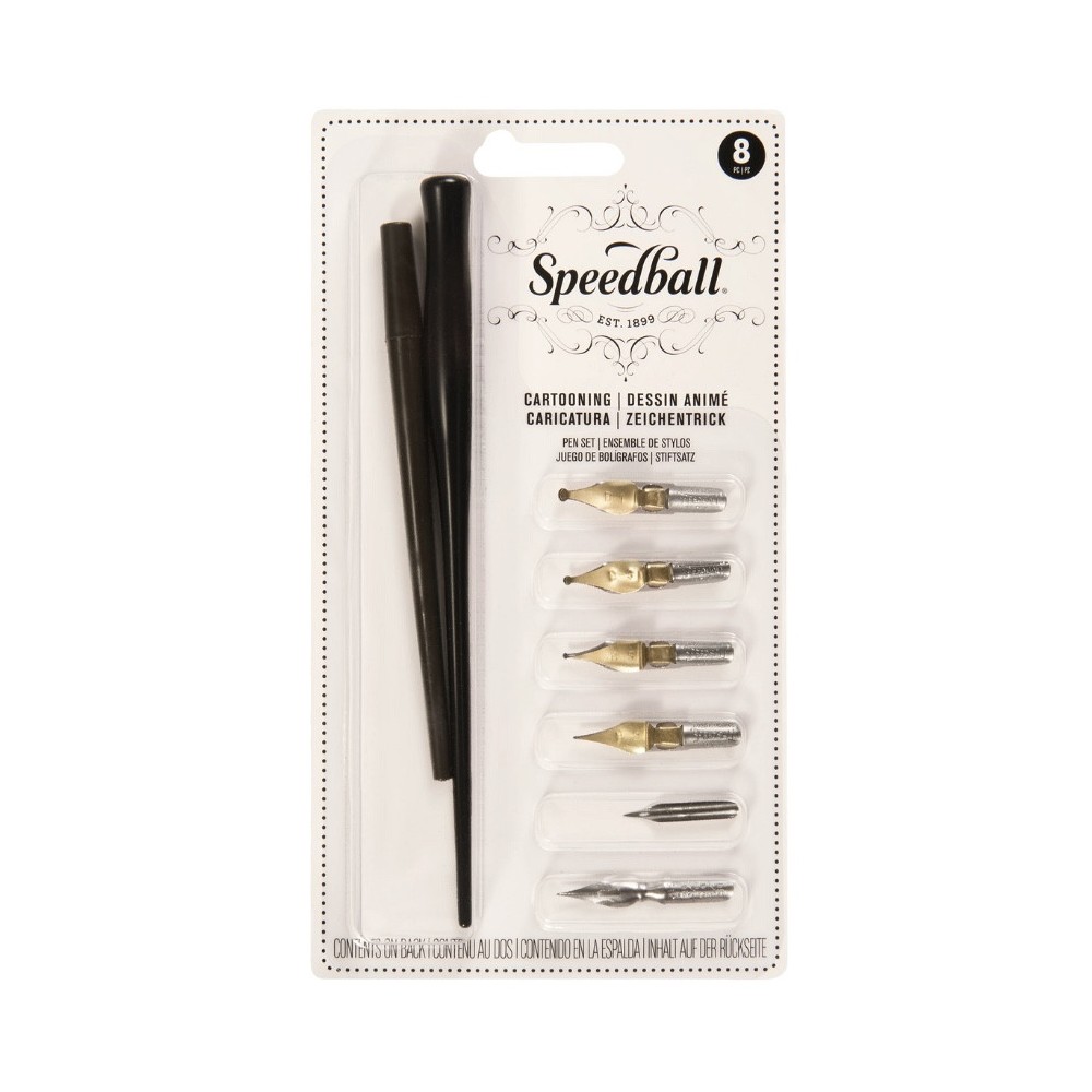 Cartooning Pen Set - Speedball - 8 pcs