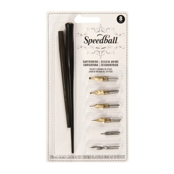 Cartooning Pen Set - Speedball - 8 pcs