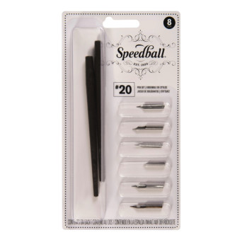 No. 20 General Purpose Pen Set - Speedball - 8 pcs