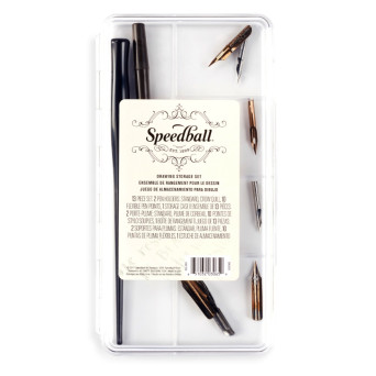 Drawing Storage Pen Set - Speedball - 13 pcs