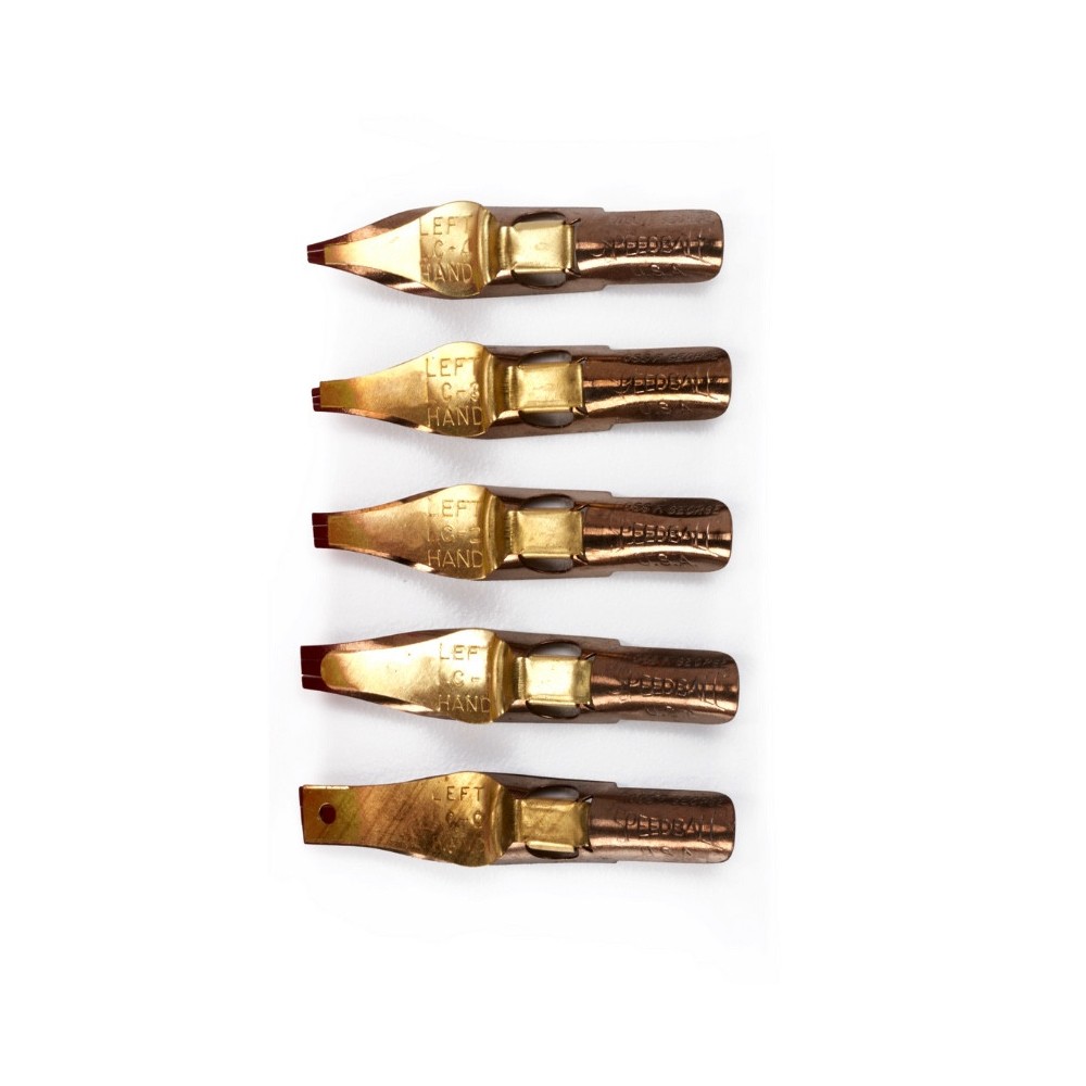 Left Hand LC-Series nib set - Speedball - 5 pcs