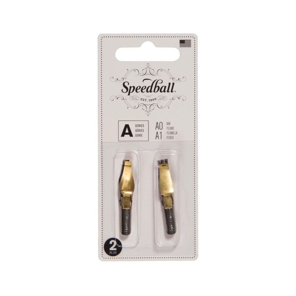 A0/A1 nib set - Speedball - 2 pcs
