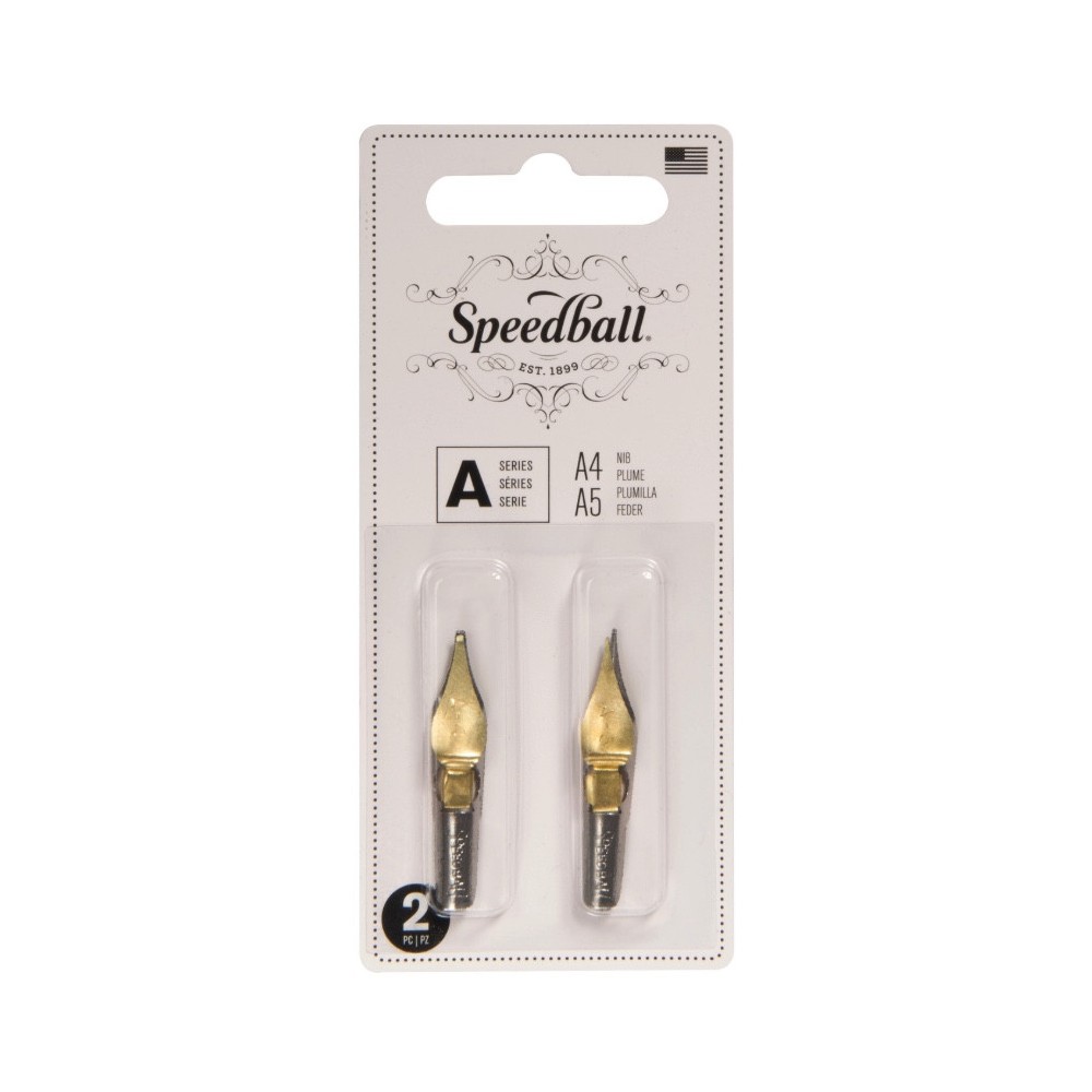 A4/A5 nib set - Speedball - 2 pcs