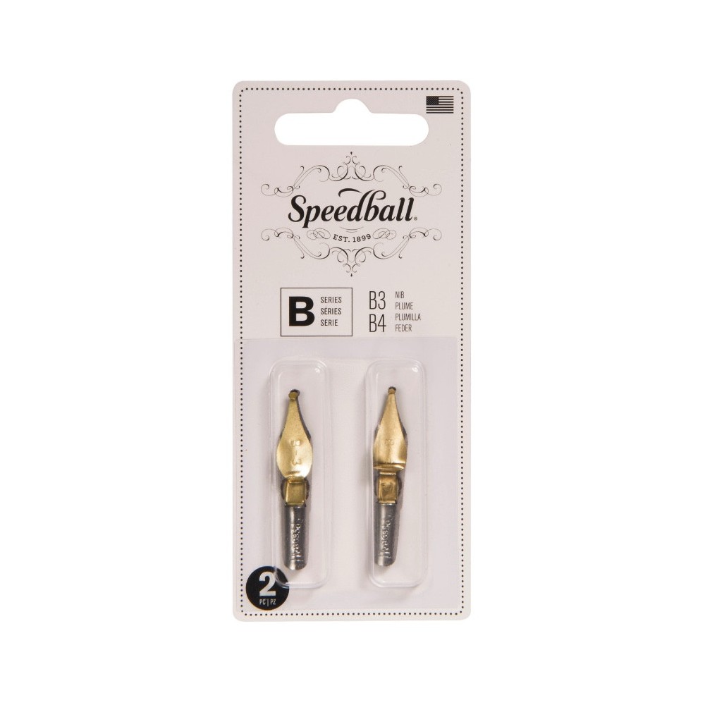 B3/B4 nib set - Speedball - 2 pcs