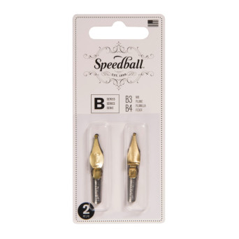 B3/B4 nib set - Speedball - 2 pcs