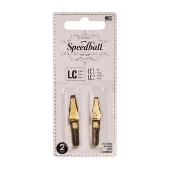 Left Hand LC1/LC2 nib set - Speedball - 2 pcs