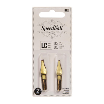 Left Hand LC2/LC3 nib set - Speedball - 2 pcs