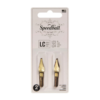 Zestaw stalówek do kaligrafii Left Hand LC3/LC4 - Speedball - 2 szt.