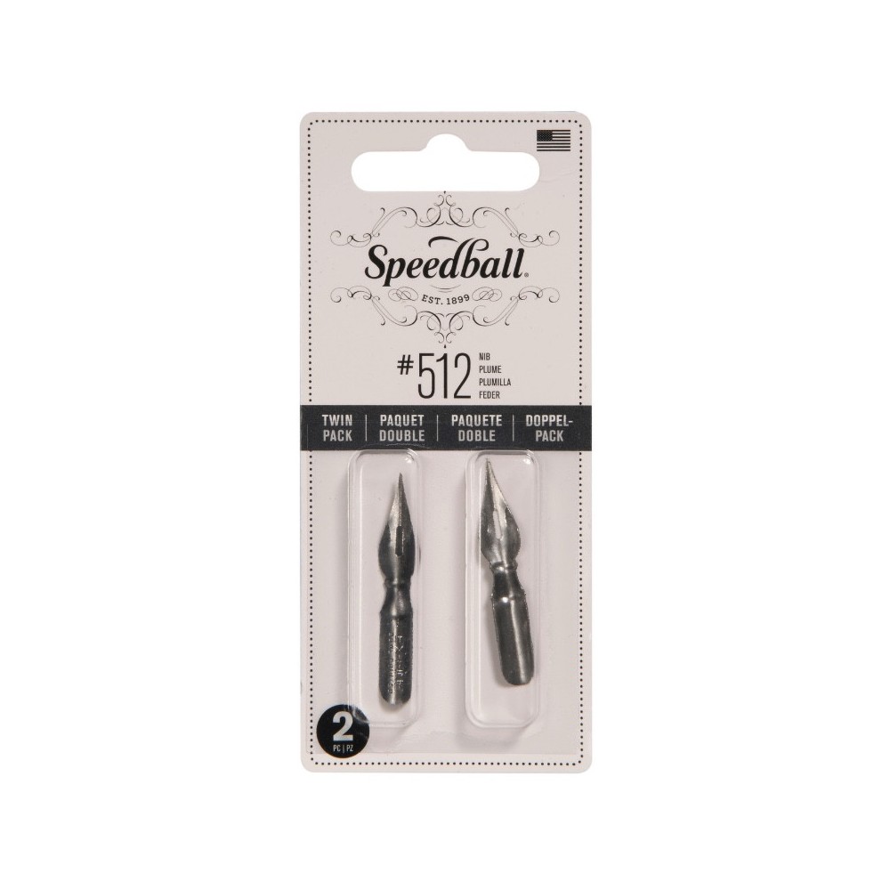 No. 512 nib set - Speedball - 2 pcs