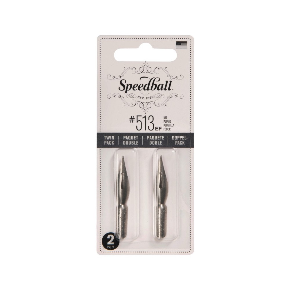 No. 513 EF nib set - Speedball - 2 pcs