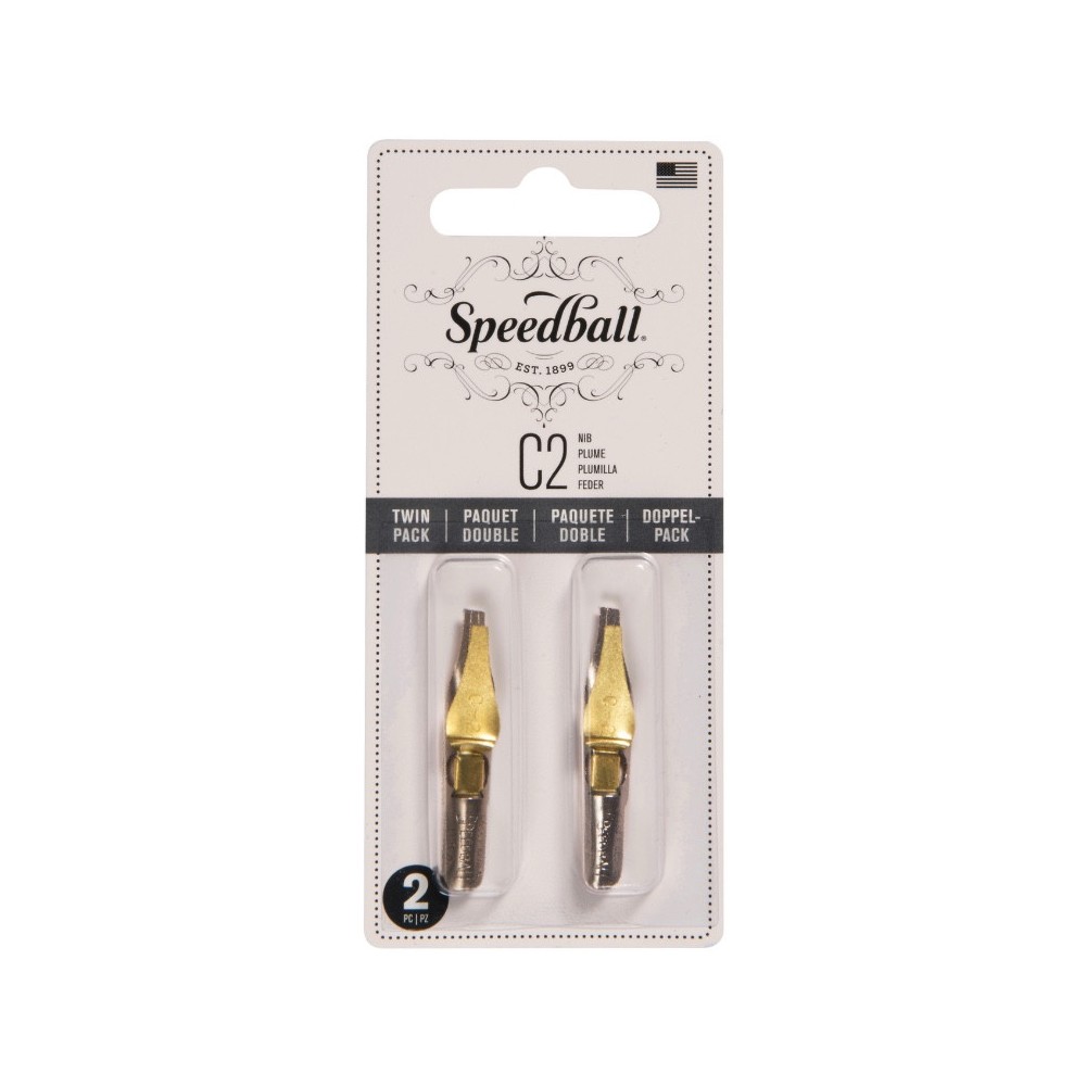 C2 nib set - Speedball - 2 pcs