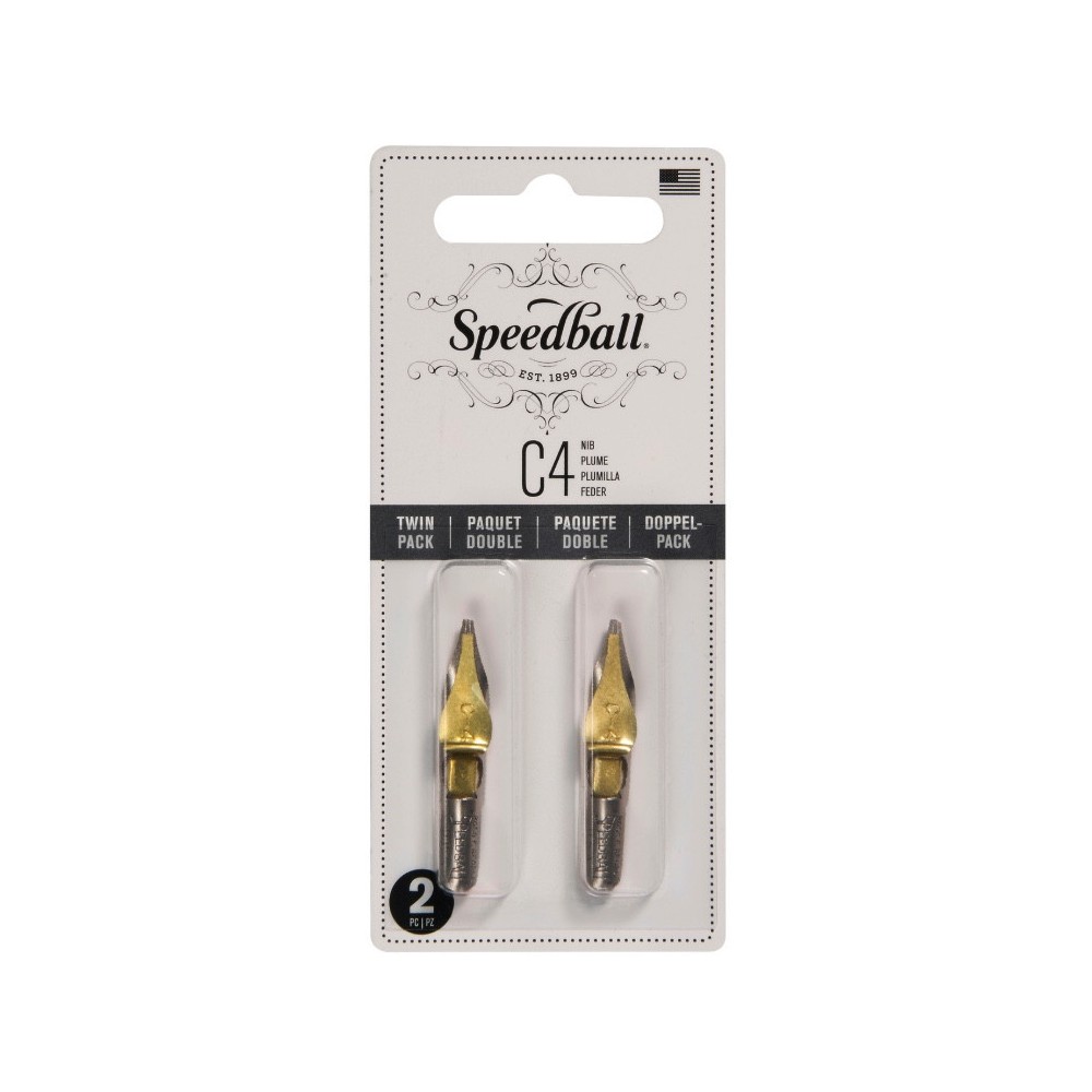 C4 nib set - Speedball - 2 pcs