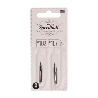 102/107 nib set - Speedball - 2 pcs