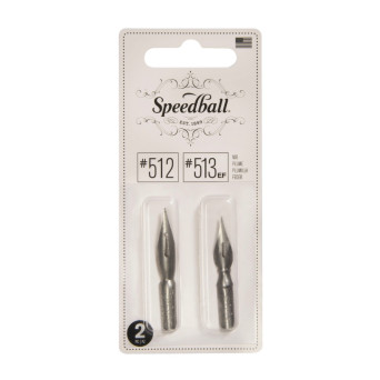 512/513 EF nib set - Speedball - 2 pcs