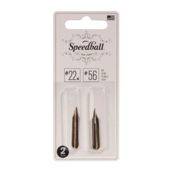 Zestaw stalówek do kaligrafii nr 22B/56 - Speedball - 2 szt.