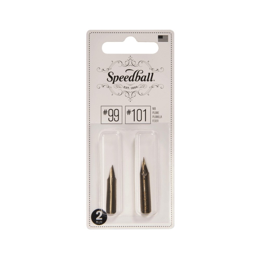 99/101 nib set - Speedball - 2 pcs
