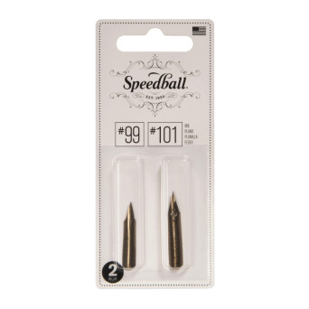 Zestaw stalówek do kaligrafii nr 99/101 - Speedball - 2 szt.