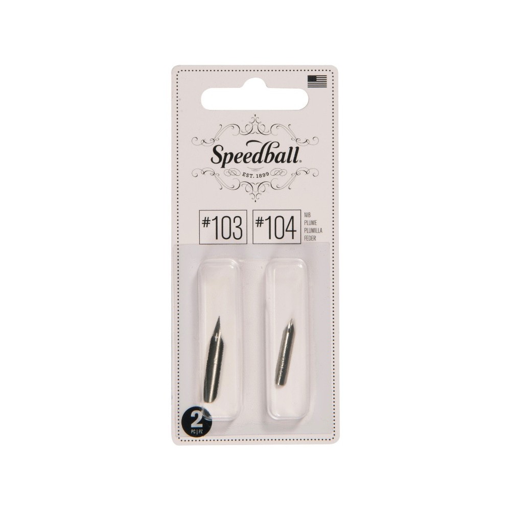 103/104 nib set - Speedball - 2 pcs