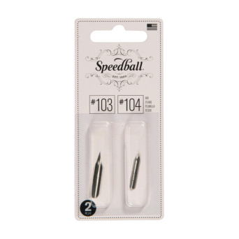 103/104 nib set - Speedball - 2 pcs