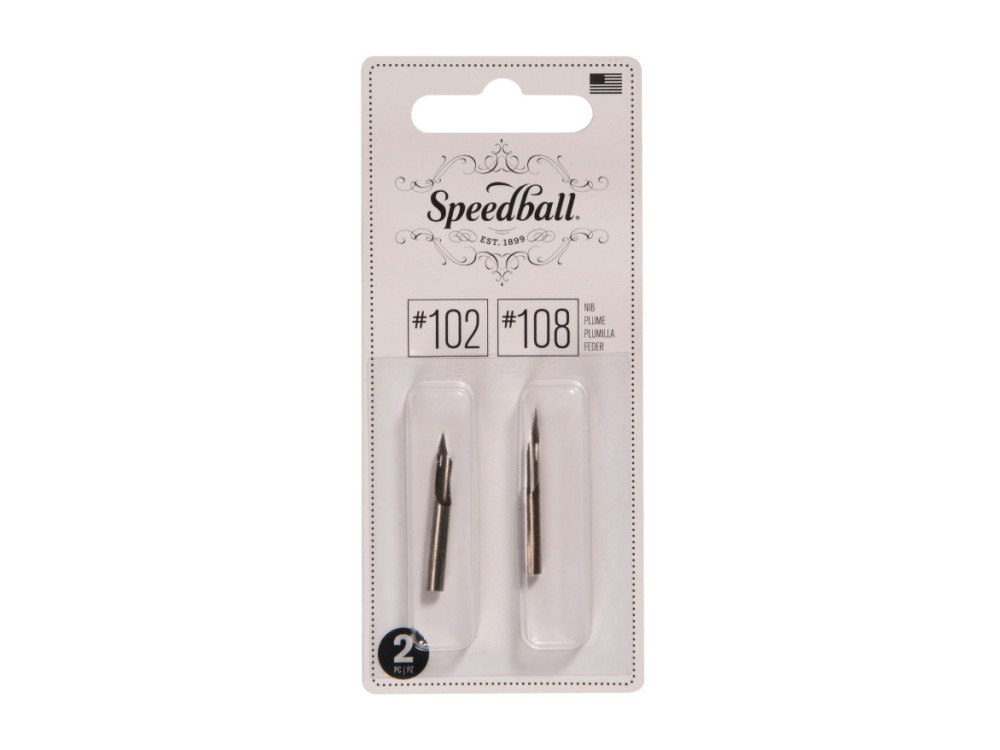 102/108 nib set - Speedball - 2 pcs