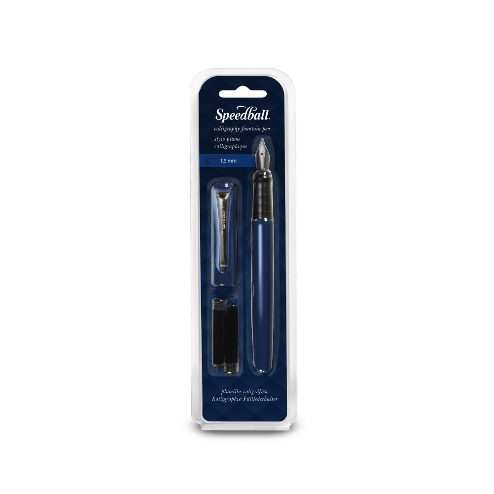 Pióro wieczne - Speedball - Blue 1,5 mm M