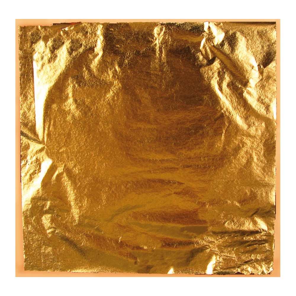 Folia do złoceń Mona Lisa - Speedball - Gold 13 x 13 cm 25 ark.