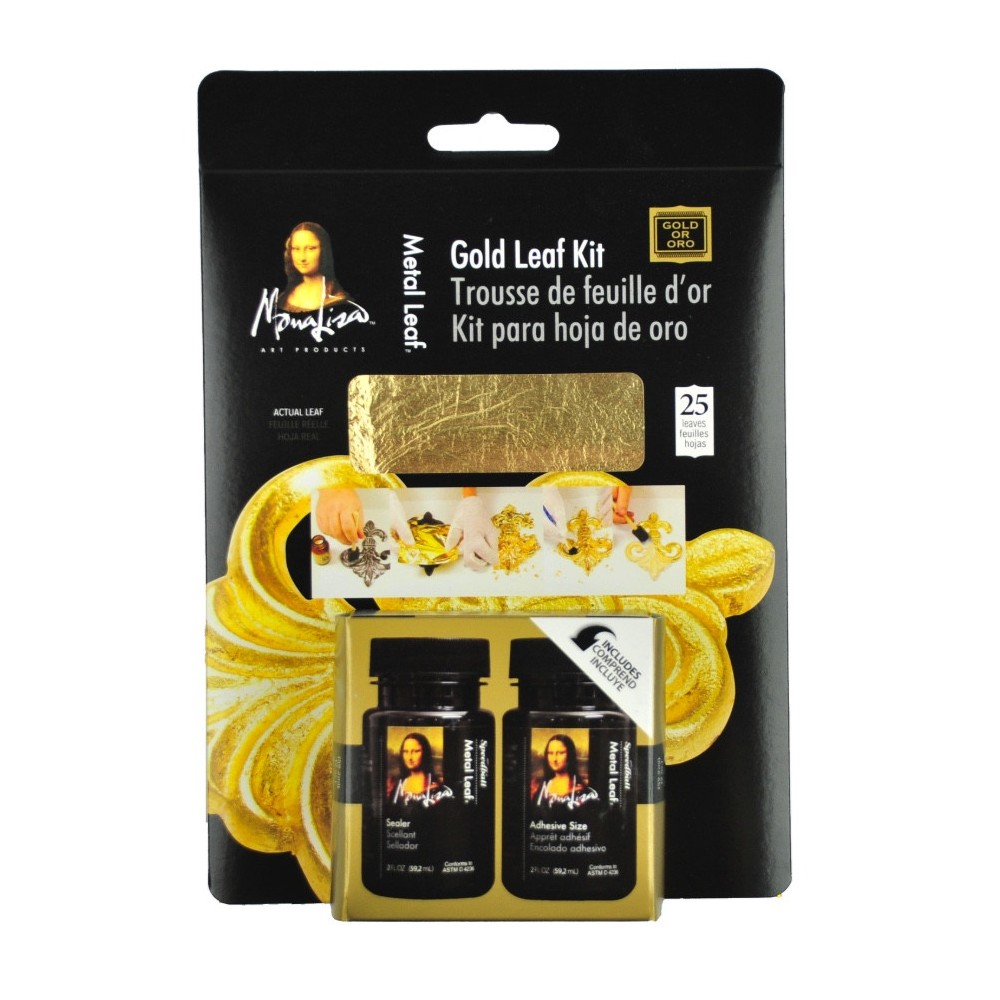 Mona Lisa gold leaf kit - Speedball - Gold