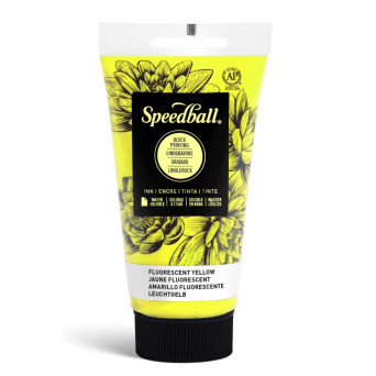 Farba do linorytu Water-Soluble Ink - Speedball - Fluo Yellow 75 ml