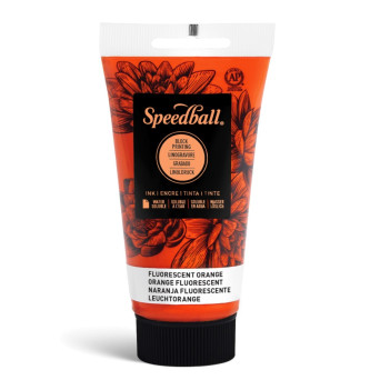 Farba do linorytu Water-Soluble Ink - Speedball - Fluo Orange 75 ml