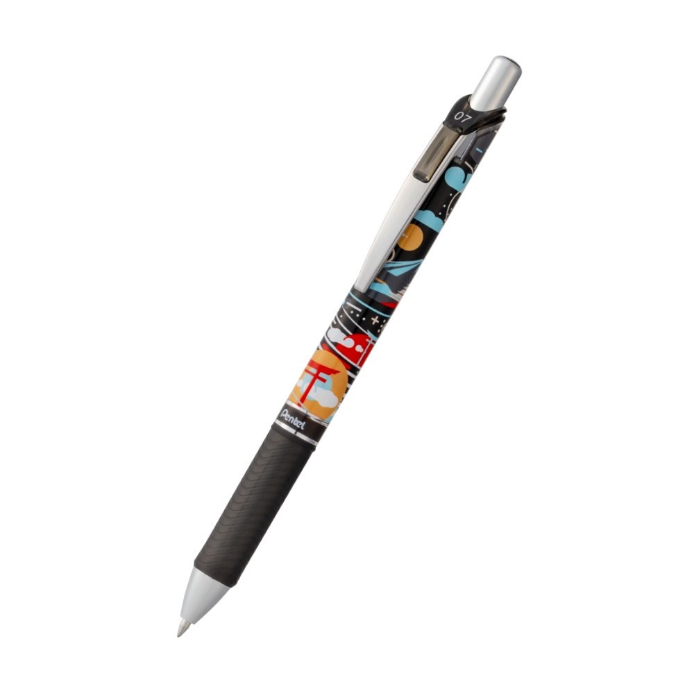 Set of EnerGel Nature rollerball pens - Pentel - Dark 0,7 mm 3 pcs