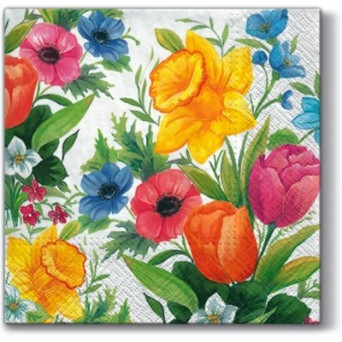 Serwetki ozdobne - Paw - Spring Meadow, 20 szt.