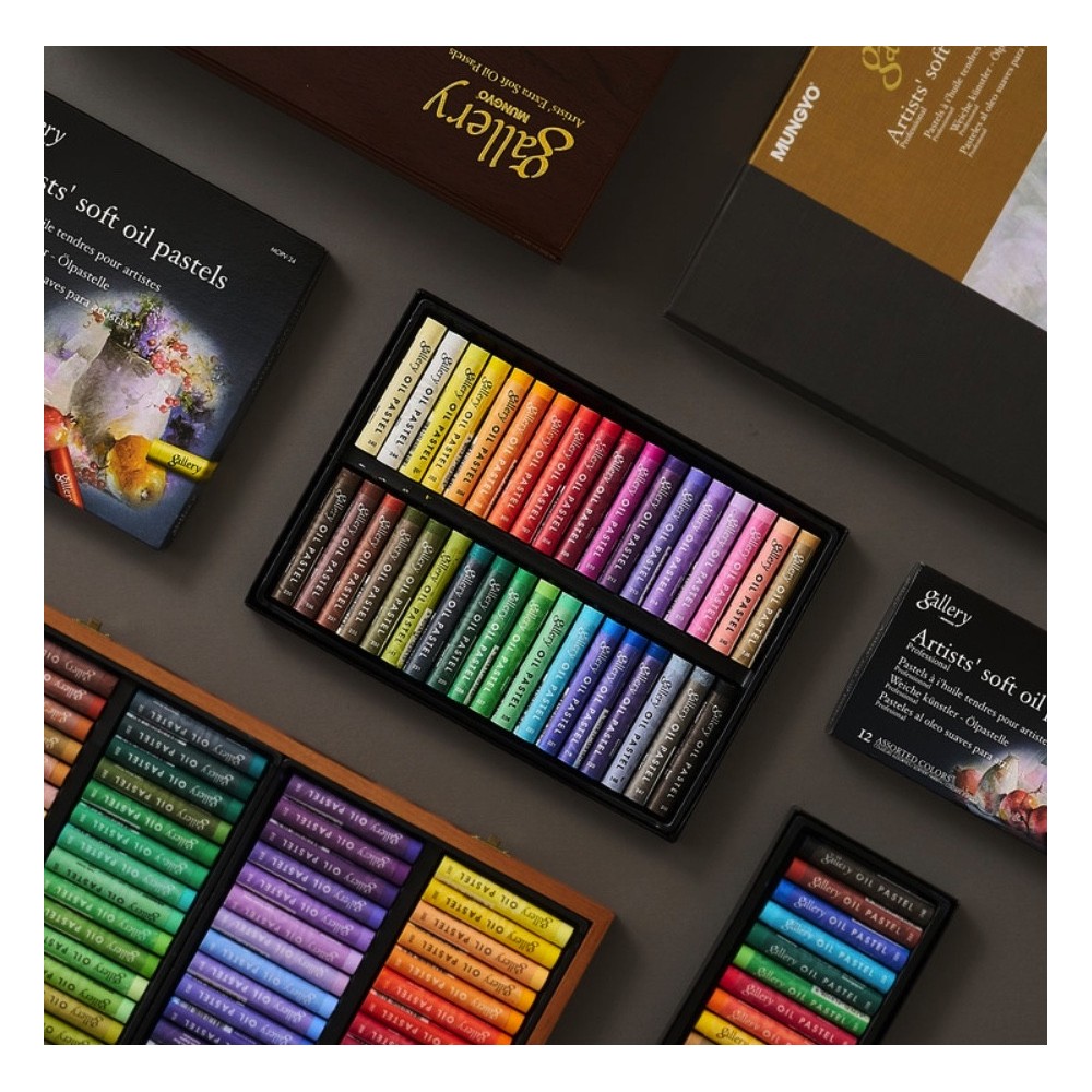 Set of Oil Soft Pastels Artists' Gallery - Mungyo - 36 pcs