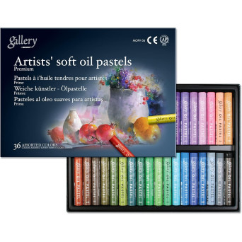 Set of Oil Soft Pastels Artists' Gallery - Mungyo - 36 pcs