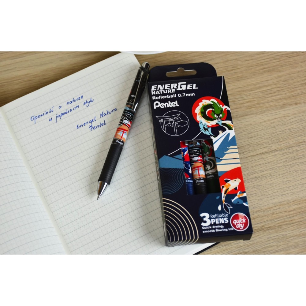EnerGel Nature rollerball pen - Pentel - Wind 0,7 mm