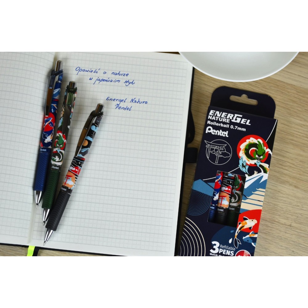 EnerGel Nature rollerball pen - Pentel - Dragon 0,7 mm