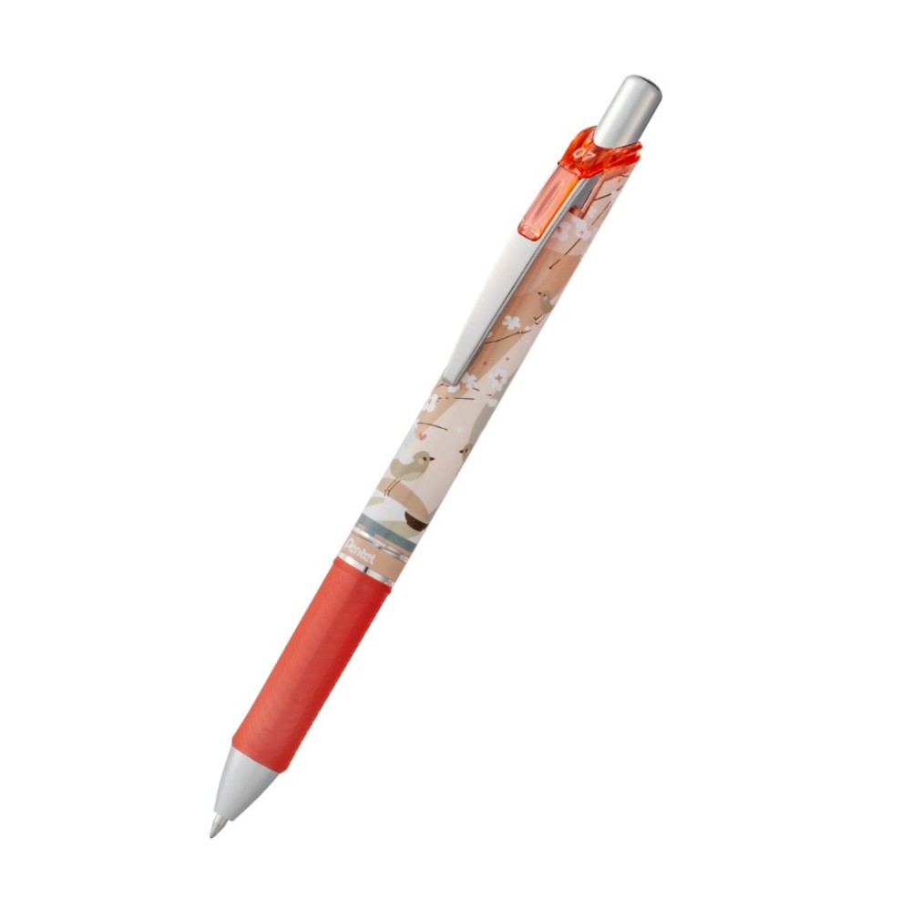 EnerGel Nature rollerball pen - Pentel - Cherry 0,7 mm