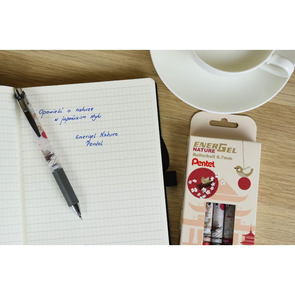 EnerGel Nature rollerball pen - Pentel - Birds 0,7 mm