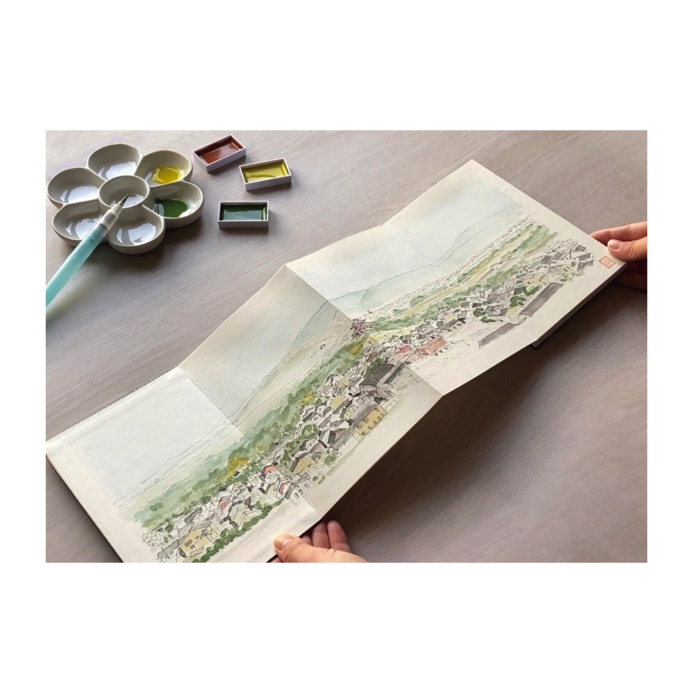 Orinote Watercolor sketchbook - Kuretake - 16 sheets