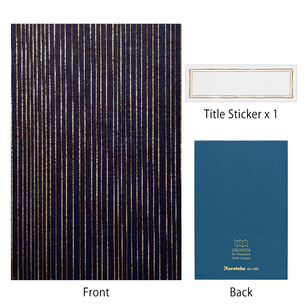 Orinote Watercolor sketchbook - Kuretake - 16 sheets