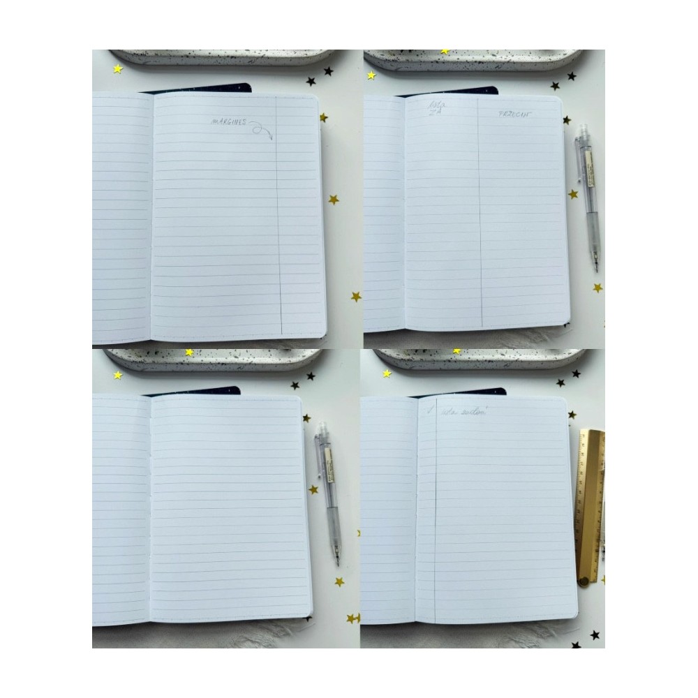 Ruled otabind notebook Cotton Sky A5 - Devangari - 120 g/m2