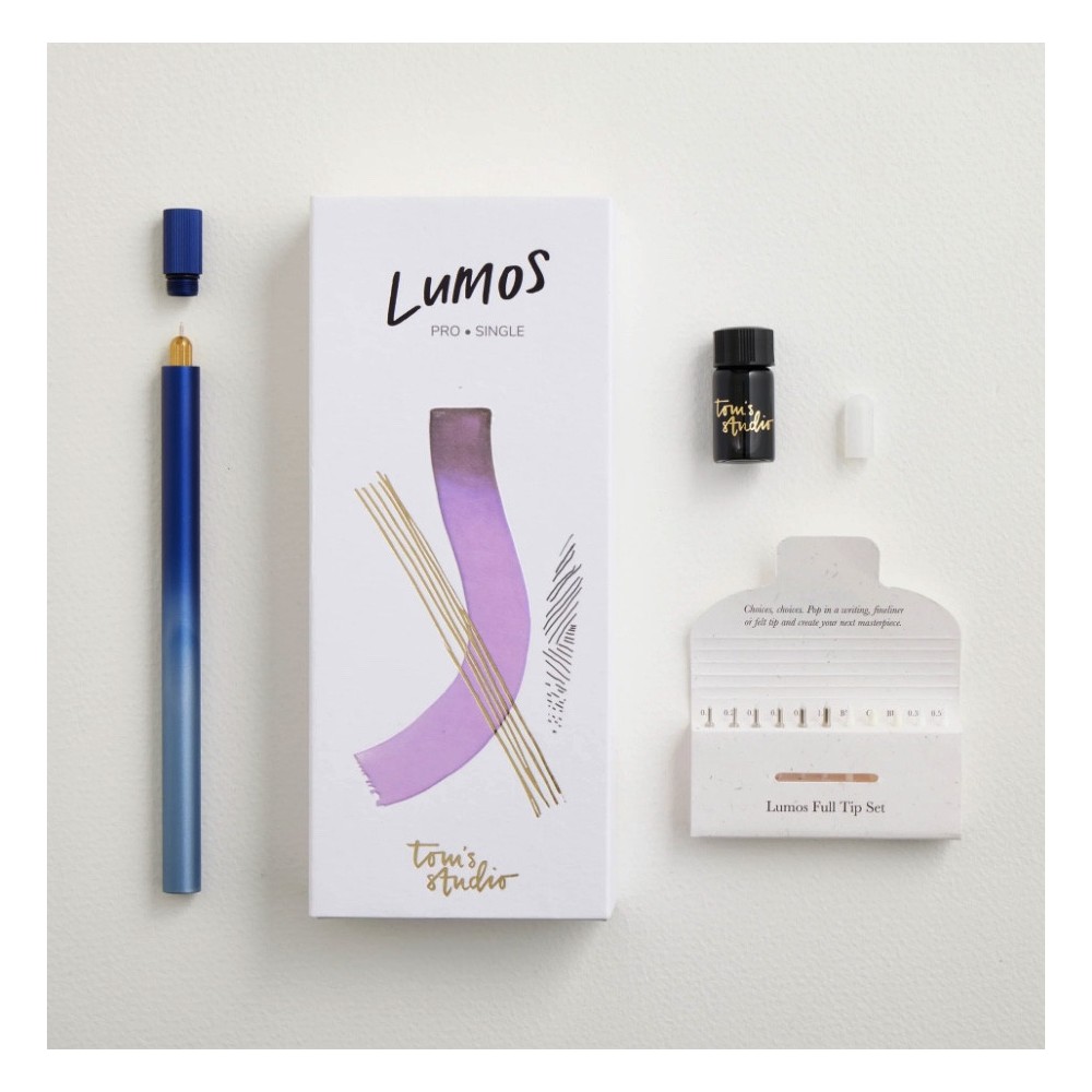 Lumos Pro Single fineliner - Tom’s Studio - Blueberry