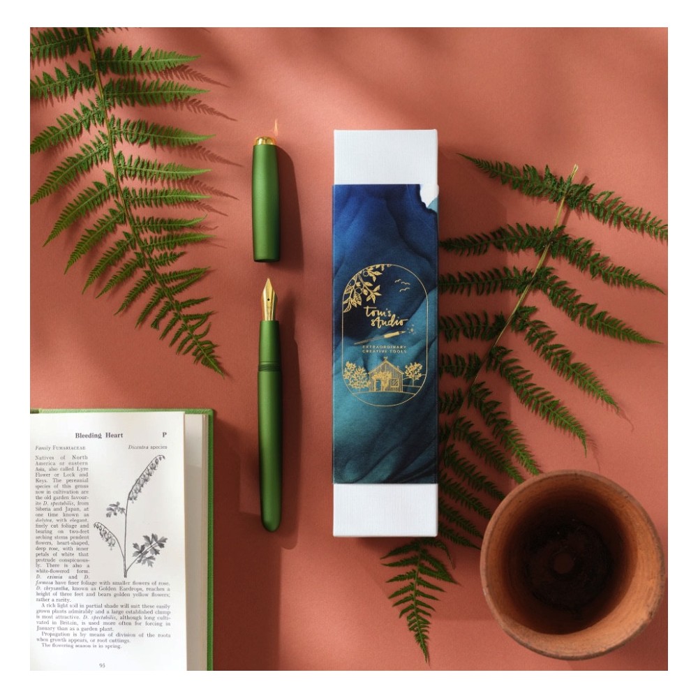 Fountain pen Studio Special Edition - Tom’s Studio - Botanica Titanium Flex