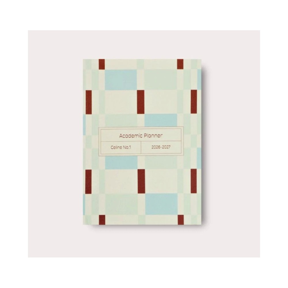 Planer akademicki tygodniowy 2026/2027 Celine No.1 A5 - The Completist.