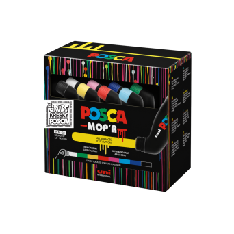 Set of Posca MOP'R PCM-22 markers - Uni - 8 pcs.