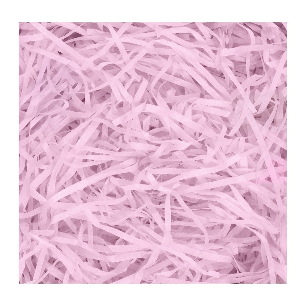 Gift filler paper hay stripes - pink 100 g