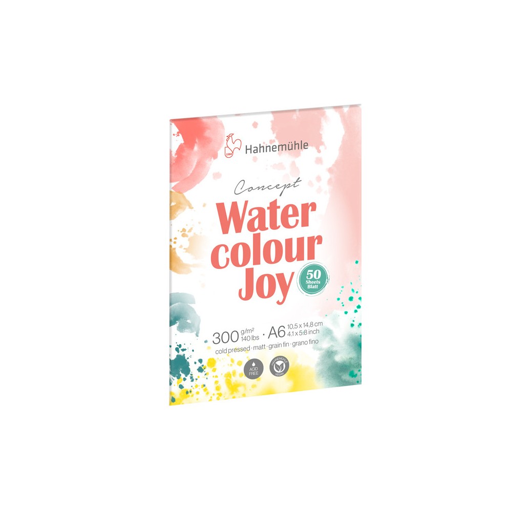 Watercolour Joy paper pad A6 - Hahnemühle - 300 g 50 sheets