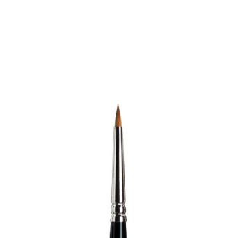 Pędzel do akwareli Kolinsky Sable Miniature seria 7 - Winsor & Newton - krótka rączka nr 3