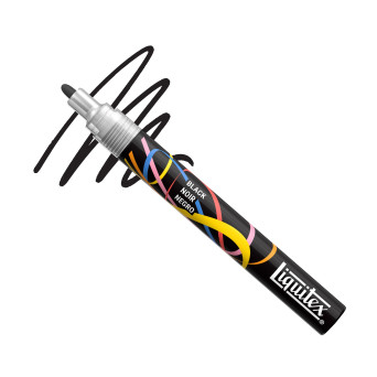 Marker akrylowy - Liquitex - Black 2 mm